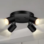 Bricosmocon 4 Track Lighting Fixtures Ceiling Matte Black Round. Fixed Price $57.40.