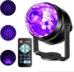 Litake Uv Black Lights For Glow Party, 6W Led Disco Ball Strobe Dark. Fixed Price $28.63.