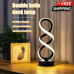 Modern Spiral Rgb Table Lamp Led Creative Shaped Decorative Night Light. Fixed Price $24.95.
