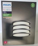 Philips Hue Lucca Outdoor Wall Light Black New Nib. Fixed Price $54.49.