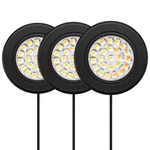 Getinlight 2.5 Wide 3000K Dimmable Led Puck Lights Kit Plug-in Installation. Fixed Price $61.02.