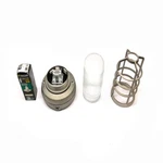 Rab VX1F26 Vaporproof Light Fixture Cfl Lamp Ceiling Mount 26W W/globe/guard. Fixed Price $149.99.