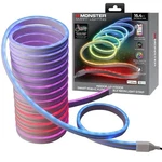 Monster Smart Neon Outdoor/indoor Led Strip Light 16.4 Ft Rgb+ic Wi-fi. Fixed Price $35.00.