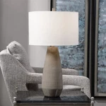 Volterra 28" Aged Finish Ceramic Table Lamp Uttermost 28394. Fixed Price $307.20.