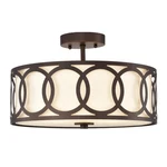 Chloe Lighting Bronx Transitional 3 Oil Rubbed Bronze Semi-flush.... Fixed Price $76.12.