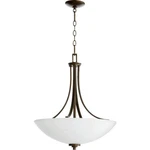 Quorum Reyes Light Pendant, Oiled Bronze 8060-4-86. Fixed Price $288.00.