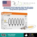 Sylvania Eco Led B10 Light Bulb, 40W=2.5W, 300 Lumens, Non-dimmable, Clear. Fixed Price $20.99.