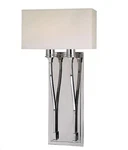 Nos Hudson Valley Selkirk Light Brass Wall Sconce In Polished Nickel 20"H. Fixed Price $99.00.