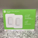 Wemo 3-WAY Wifi Smart Light Switch WLS0403, 2 Pack Homekit, Alexa, Google. Fixed Price $27.99.