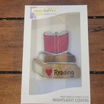 Switchables Stained Glass Reading Book Design Nightlight Cover,window Suncatcher. Fixed Price $24.95.