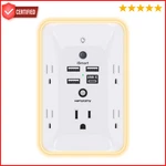 Outlet Extender With Night Light, Multi Plug Usb Wall Charger Surge. Fixed Price $20.45.
