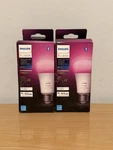 Philips Hue 563254 75W E26 Smart Bulbs 1100 Lumens Lot Of New Sealed. Fixed Price $59.99.