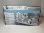 Boston Harbor Two Handle Bathroom Faucet, Chrome. Fixed Price $39.19.
