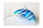 Multi-blue Layered Glass Dolphin Nice Gift Idea! New. Fixed Price $29.95.