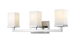 Tidal 3-LIGHT Bathroom Vanity In Chrome. Fixed Price $204.00.