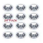 Elegant Lighting RES530 Nickel/white Elitco 5" Recessed Reflector Trim - 24 Pack. Fixed Price $45.36.