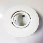 Lot 12 Con-tech Lighting CTR2007-P Recessed Directional Can 5" Trim Kit. Fixed Price $84.99.