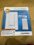Lutron P-PKG1W-WH-R Caseta Wireless Smart Lighting Dimmer Switch And Remote Kit,. Fixed Price $58.00.