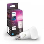Philips Hue A19 75W Led Bulb: Multicolored, Dimmable, Smartphone. Fixed Price $23.99.