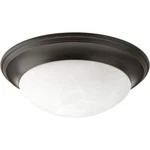 Progress Lighting Alabaster Glass Collection 1-LIGHT Antique Bronze Flush Mount. Fixed Price $24.95.