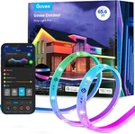 Outdoor Led Strip Lights Rgbic With Warm And Cold White, 65.6FT 2.4G Wifi Christ. Fixed Price $232.99.