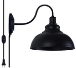 Lightess Dimmable Wall Sconce Plug In, Industrial Farmhouse Fixture, OLB11. Fixed Price $53.71.