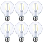 Dimmable Led Edison Light Bulb, G25 (G80) Globe Shape, Clear Glass, 40 Watt E.... Fixed Price $38.23.