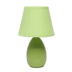Simple Designs 9.45 In. Green Oval Egg Ceramic Mini Table Lamp. Fixed Price $14.95.