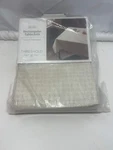 Threshold Rectangular Tablecloth Neutral Pattern Washable. Fixed Price $10.99.