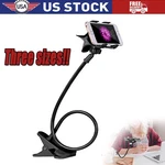 Universal Lazy Mobile Phone Gooseneck Stand Holder Flexible Bed Desk Table Clip. Fixed Price $6.49.