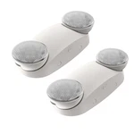 Exitlux 2 Pack White Led Emergency Lights Battery Backup Two Head Adjustable. Fixed Price $103.44.
