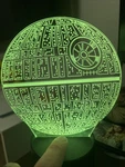 Death Star Empire Wars 3D Led Battery Usb Night Light Multicolored. Fixed Price $18.75.