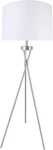 Satin Nickel Tripod Floor Lamp - 53" Transitional Design By. Fixed Price $274.99.