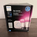 Smart Light Starter Kit - Includes (1) Bridge And (2) 60W A19 Led Bulb, White.... Fixed Price $76.63.