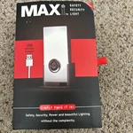 New Max Smart Home Safety Motion Detector Fire Security Light Usb Rechargeable. Fixed Price $15.00.