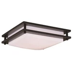 Vaxcel Horizon 12' Led Flush Mount, Oil Burnished Bronze - C0153. Fixed Price $118.99.