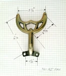 42"ANTIQUE Brass Ceiling Fan Blade Arm Replacement Bracket, Hunter & Hampton Bay. Fixed Price $11.95.