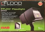 1 New Rab Lighting FFLED26 26W Daylight Bronze Outdoor Flood Unopened. Fixed Price $159.99.