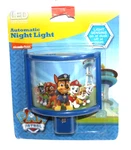 New Night Light Paw Patrol Automatic Sensing Led Blue Nickelodeon Plug Nib. Fixed Price $14.75.