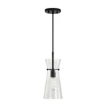 Capital Lighting Mila 6" Glass Down Black 1-LIGHT. Fixed Price $178.00.