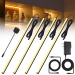 Jusjubr Black Display Shelf Lighting, 4 Pack X12 Inch Lights For Case, Led With. Fixed Price $44.92.