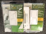 Lot 2 -lutron Maestro Fan And Light Dimmer Macl-lfqh-wh-white Used , P1. Fixed Price $19.99.