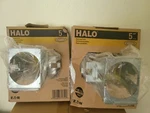 Halo E26 Series 5 In. White Recessed Ceiling Light Self Flanged- Piece Lot. Fixed Price $10.00.