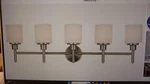 Design House Oslo Steel Vanity Light In Brushed Nickel 5. Fixed Price $137.70.