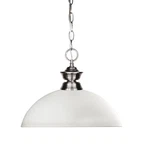 Shark 1-LIGHT Pendant In Brushed Nickel. Fixed Price $148.00.