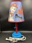 Paw Patrol Double Shade 19" Table Lamp 2015 Nickelodeon - Tested Works. Fixed Price $25.00.