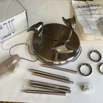 Artcraft AC4839 Chrome Modern Ceiling Light Fixture Rocket. Fixed Price $149.00.