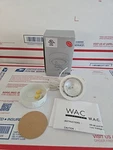 Wac Lighting HR-88-WT Round Halogen Button Light, White. New. Fixed Price $39.95.
