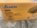 Delta Radiance Exhaust Bath Fan Cfm W/built-in Light & Heater, White (RAD80L). Fixed Price $75.00.
