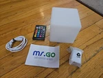 2 Mr. Go Dimmable Led Night Lights Mood Lamp 4" For Kids And Adults. Fixed Price $20.00.
